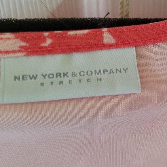 Unworn Ny and C coral/wht dress - Picture 7 of 11